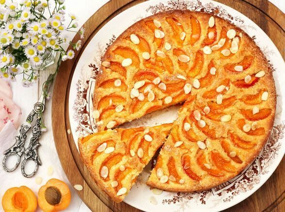 Tarte aux abricots et aux amandes