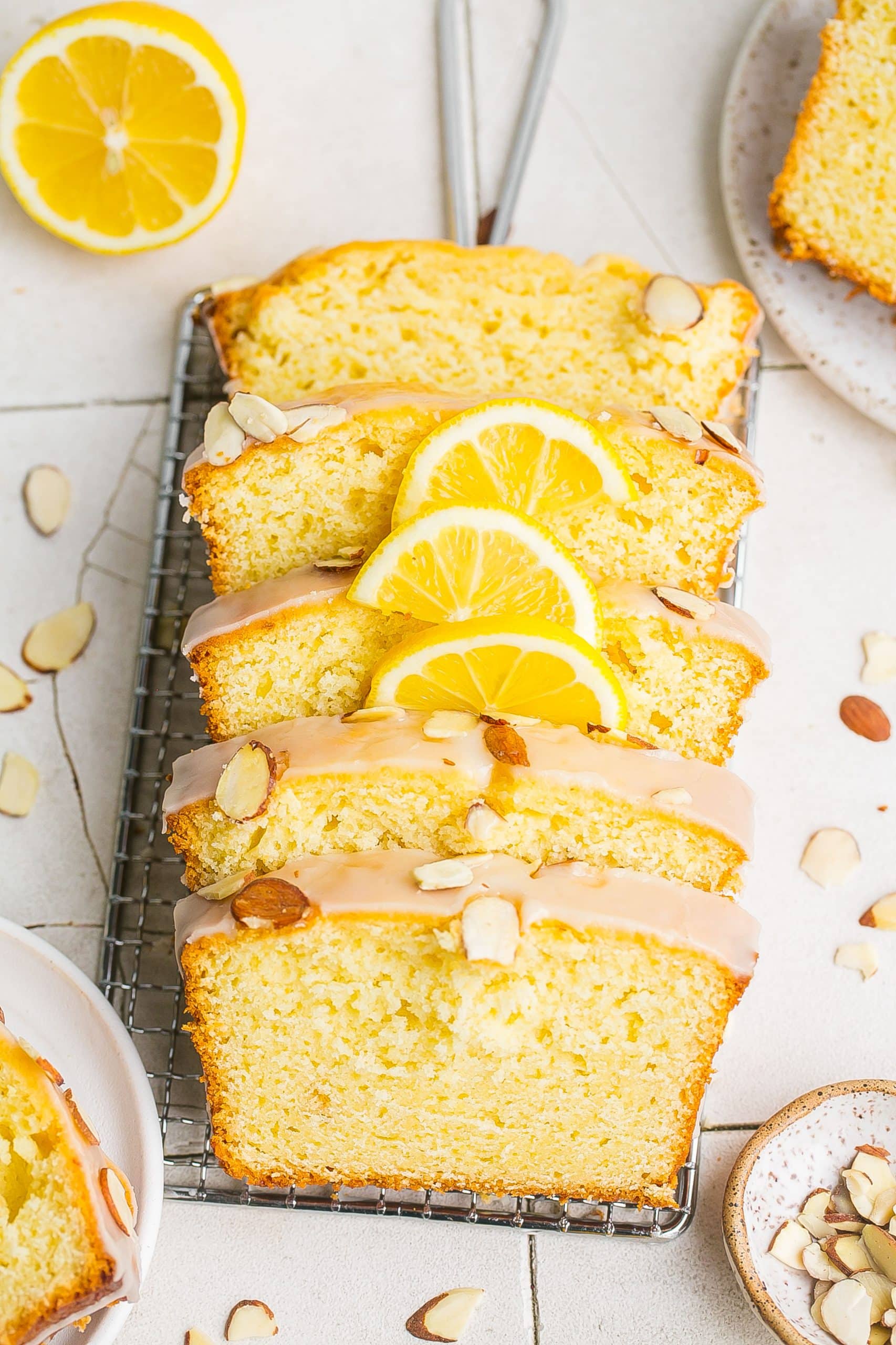 Cake au citron et aux amandes