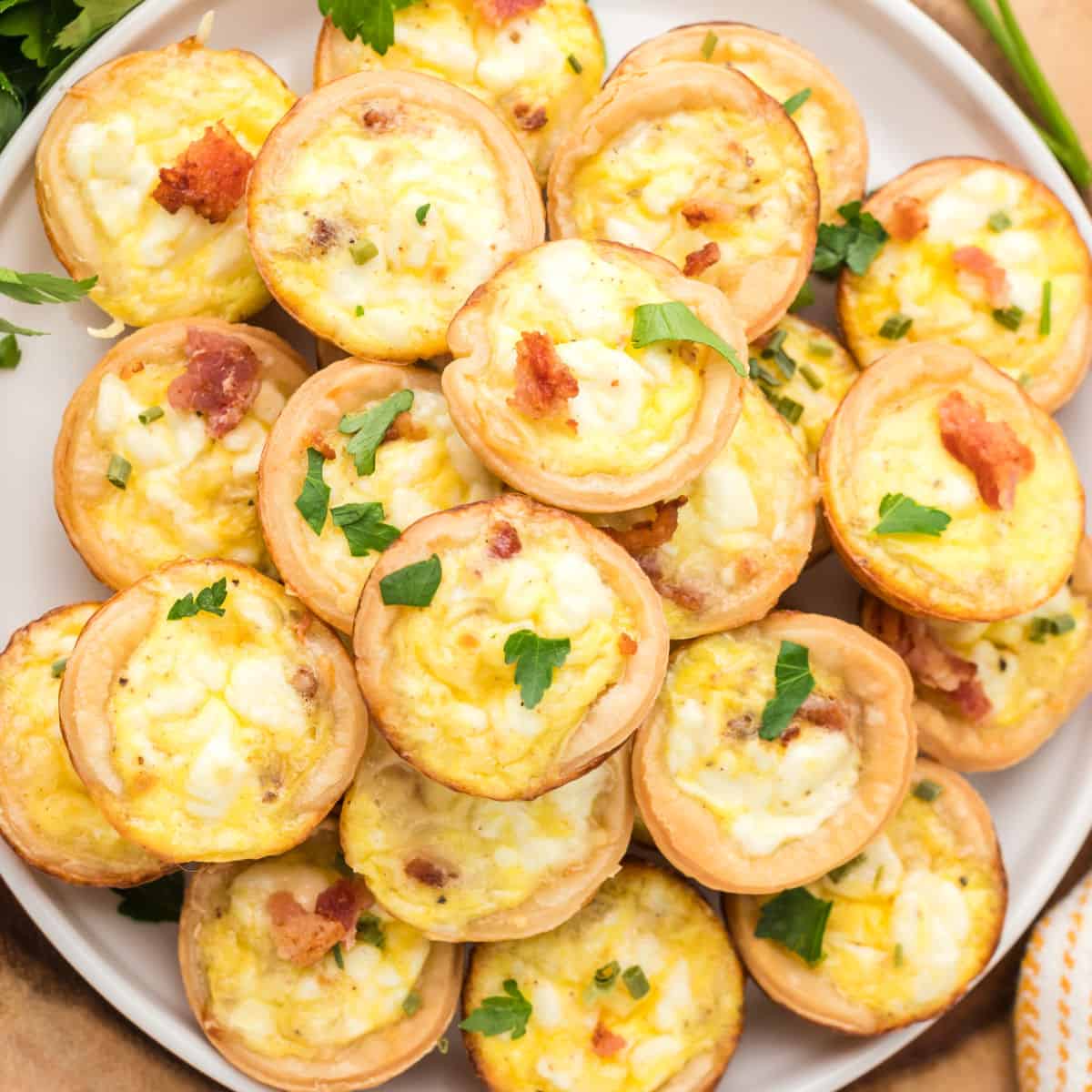 Quiches lorraines (petits fours)