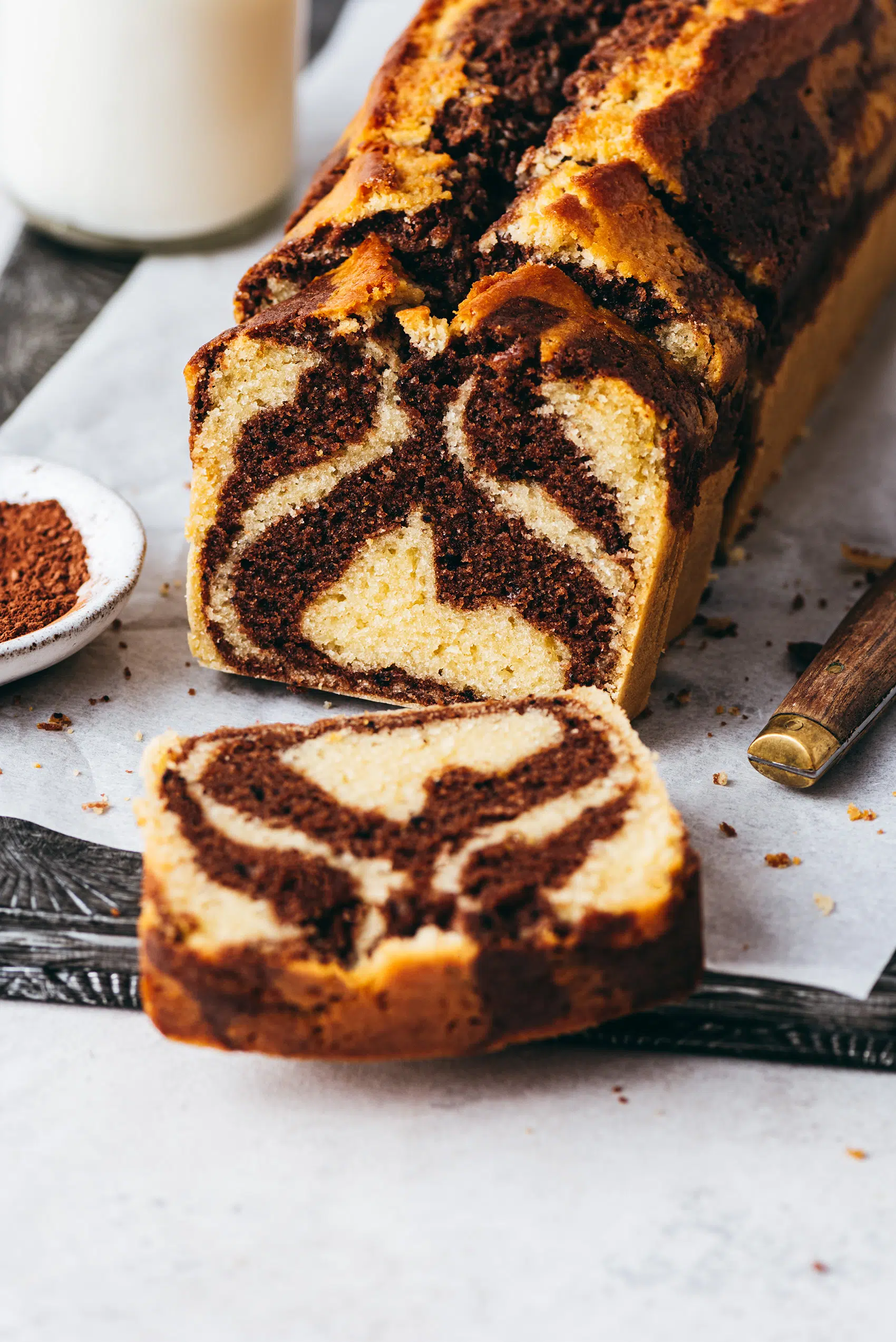 Gâteau marbré