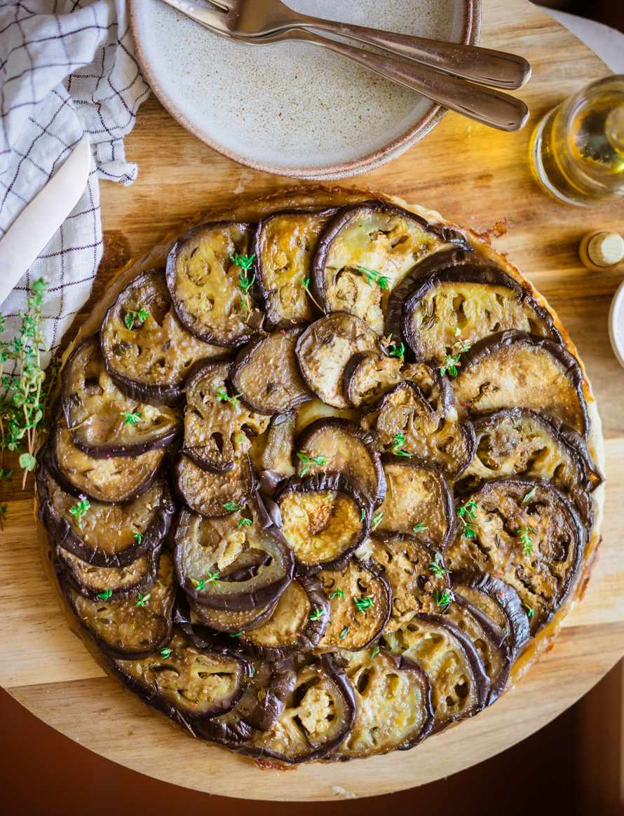 Tatin d’aubergines
