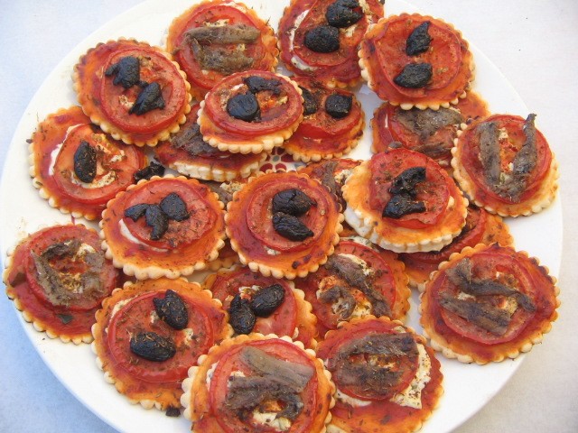Mini pizzas (petits fours)