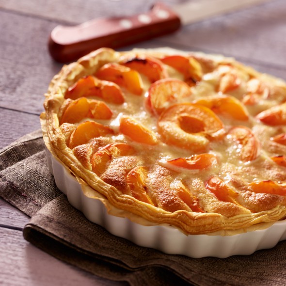 Tarte aux abricots et aux amandes
