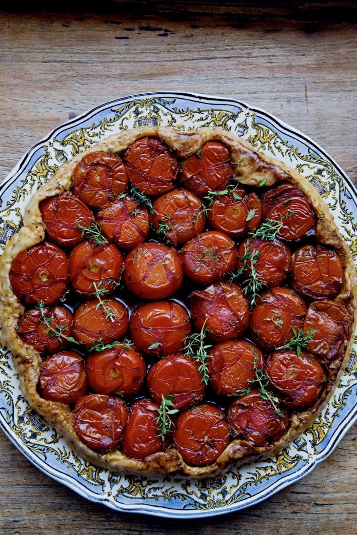 Tarte tatin à la tomate