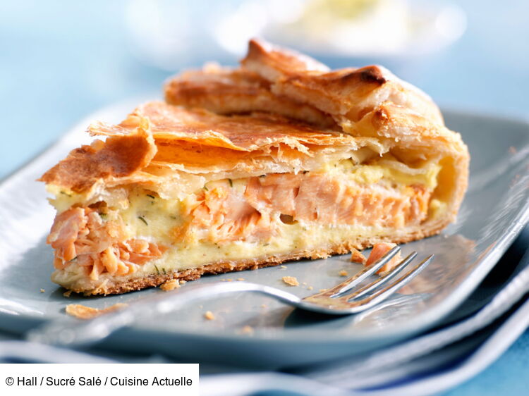 Tourte au saumon